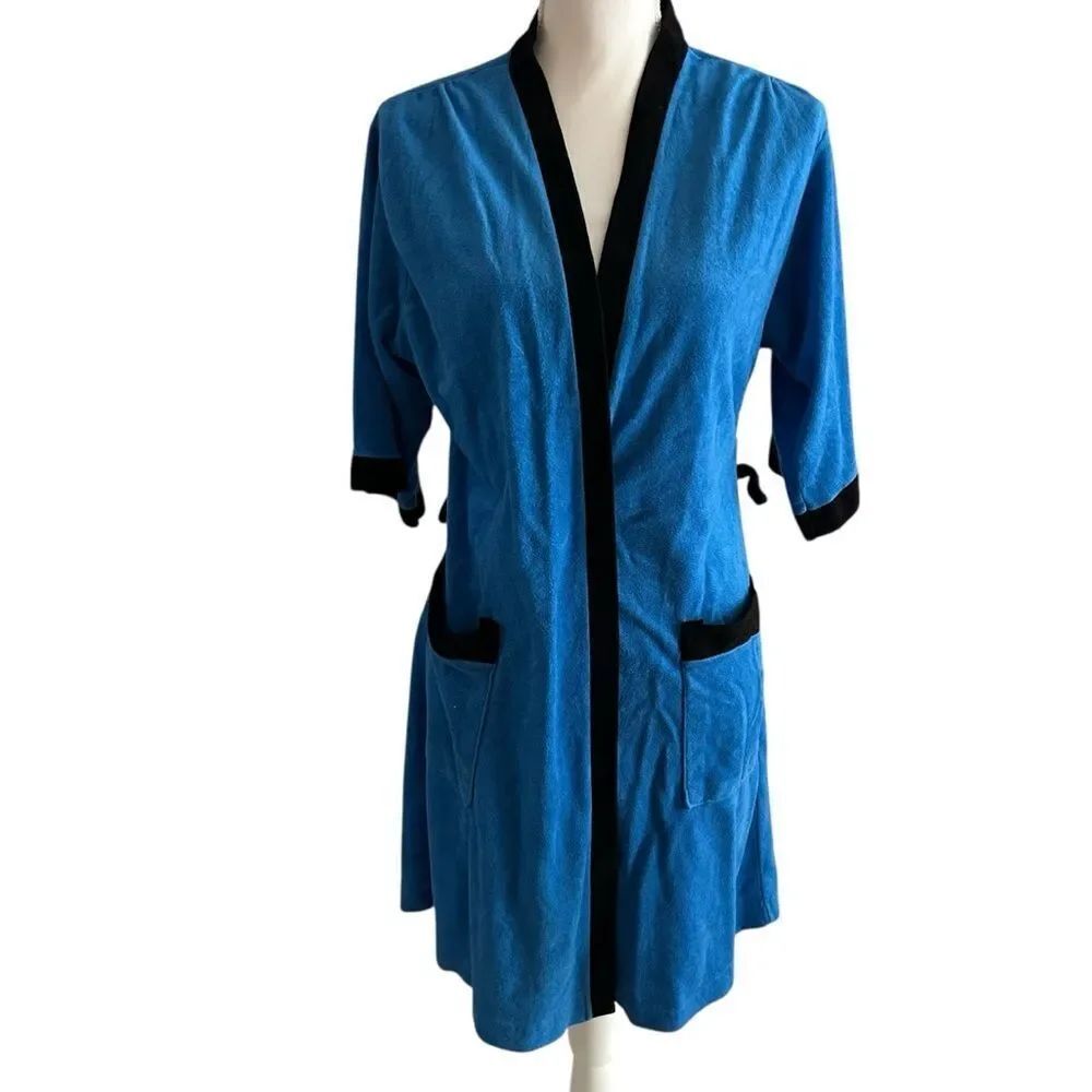 Cabaret New York Vintage Velour Robe Size Small